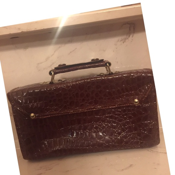 1950s true unique vintage boxy gator pinup bag♥️ - Picture 3 of 8